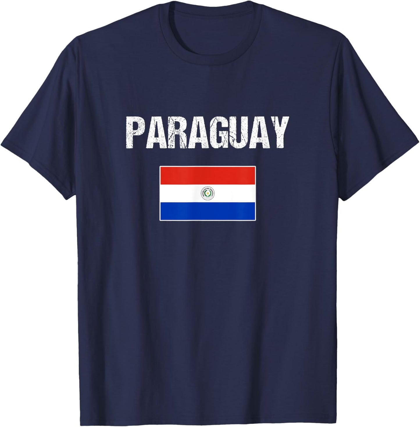 Paraguay Paraguayan Flag Shirt Men Women Youth Kids T-Shirt - T-Shirt | Navy