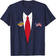 Donald Trump Halloween Costume Shirt | Cute President Gift T-Shirt - T-Shirt | Navy