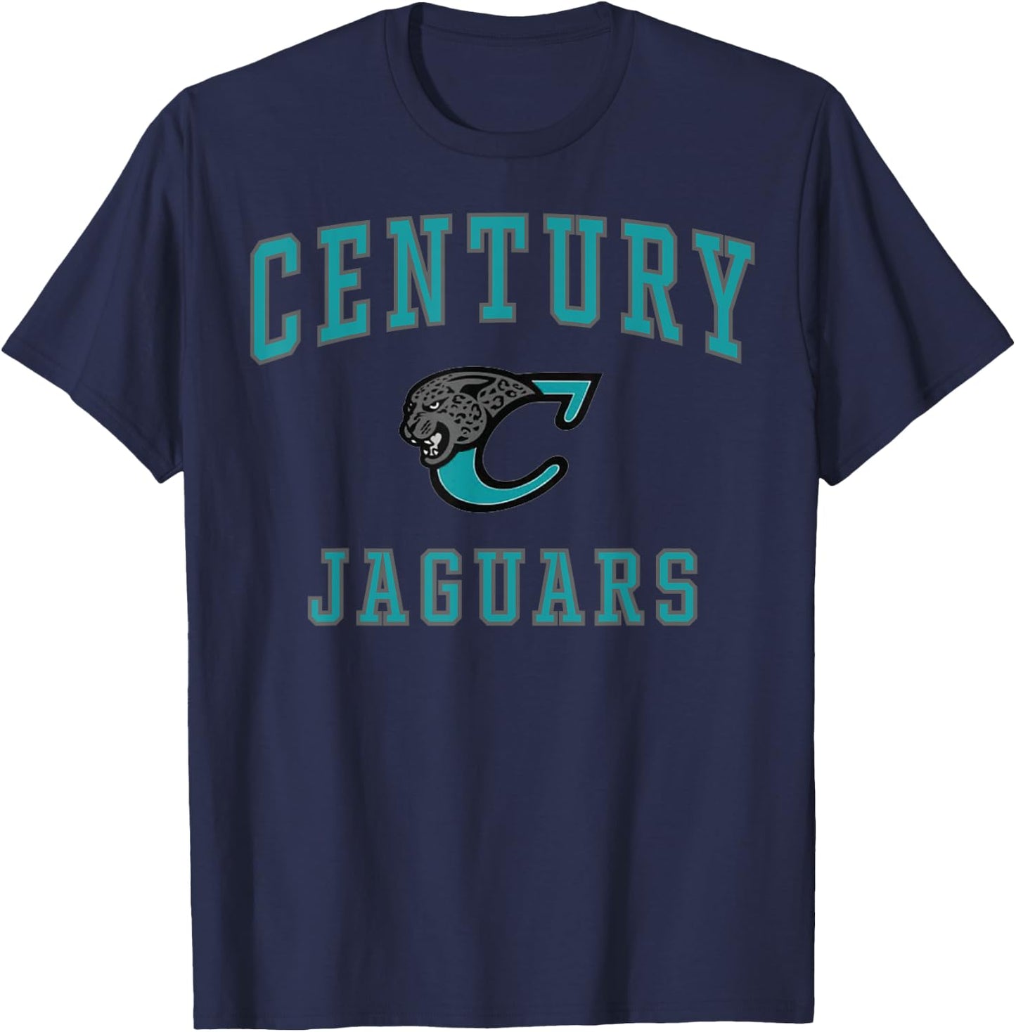 Century High School Jaguars C1 T-Shirt - T-Shirt | Navy