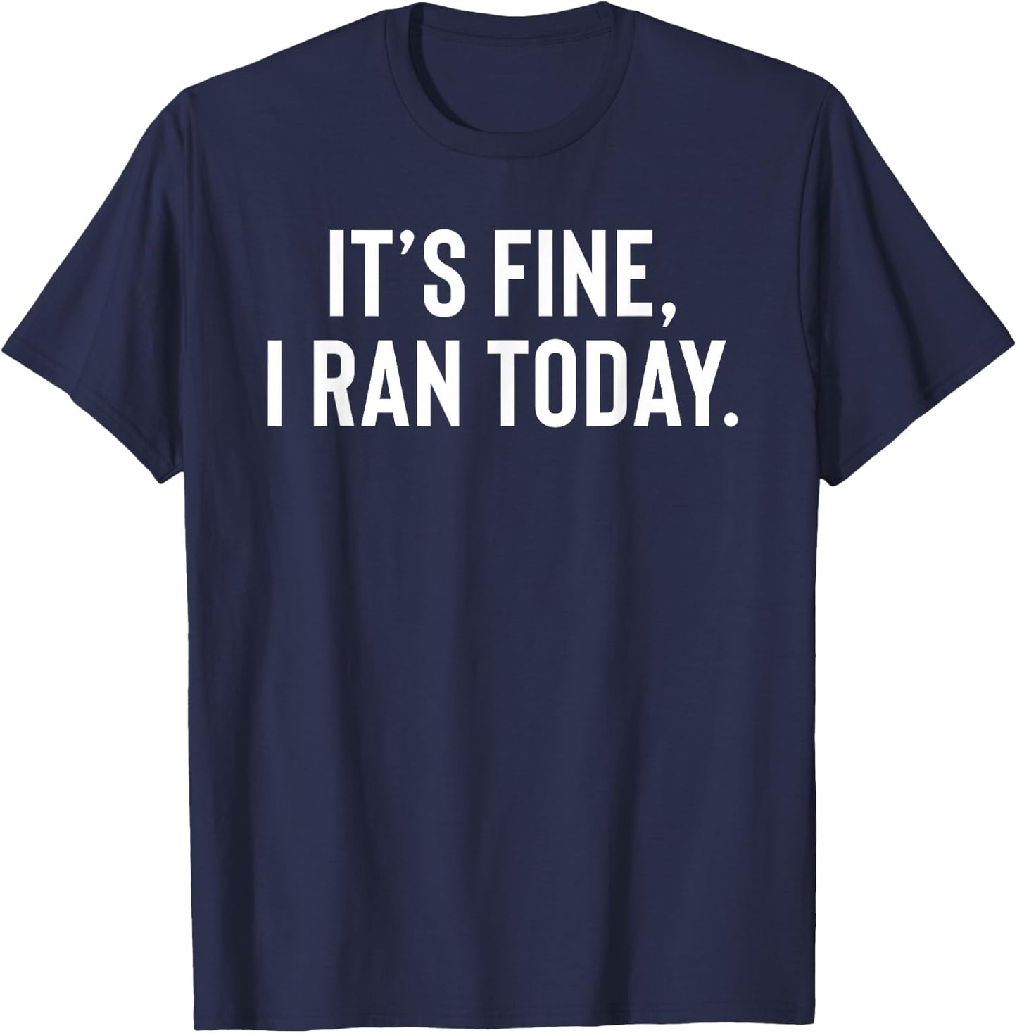 Funny Jogging Or Running Gift T-Shirt - T-Shirt | Navy