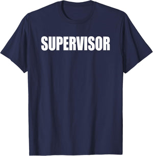 Supervisor T-Shirt - T-Shirt | Navy