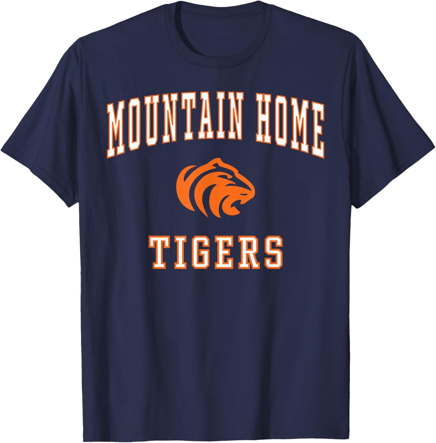 Mountain Home High School Tigers C1 T-Shirt - T-Shirt | Navy
