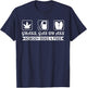 Grass Gas Or Ass Nobody Rides Free Car Guy Design T-Shirt - T-Shirt | Navy