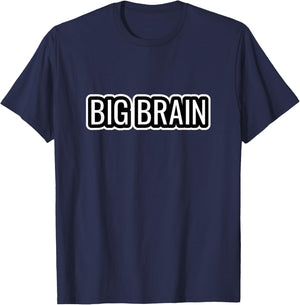 Big Brain T-Shirt - T-Shirt | Navy