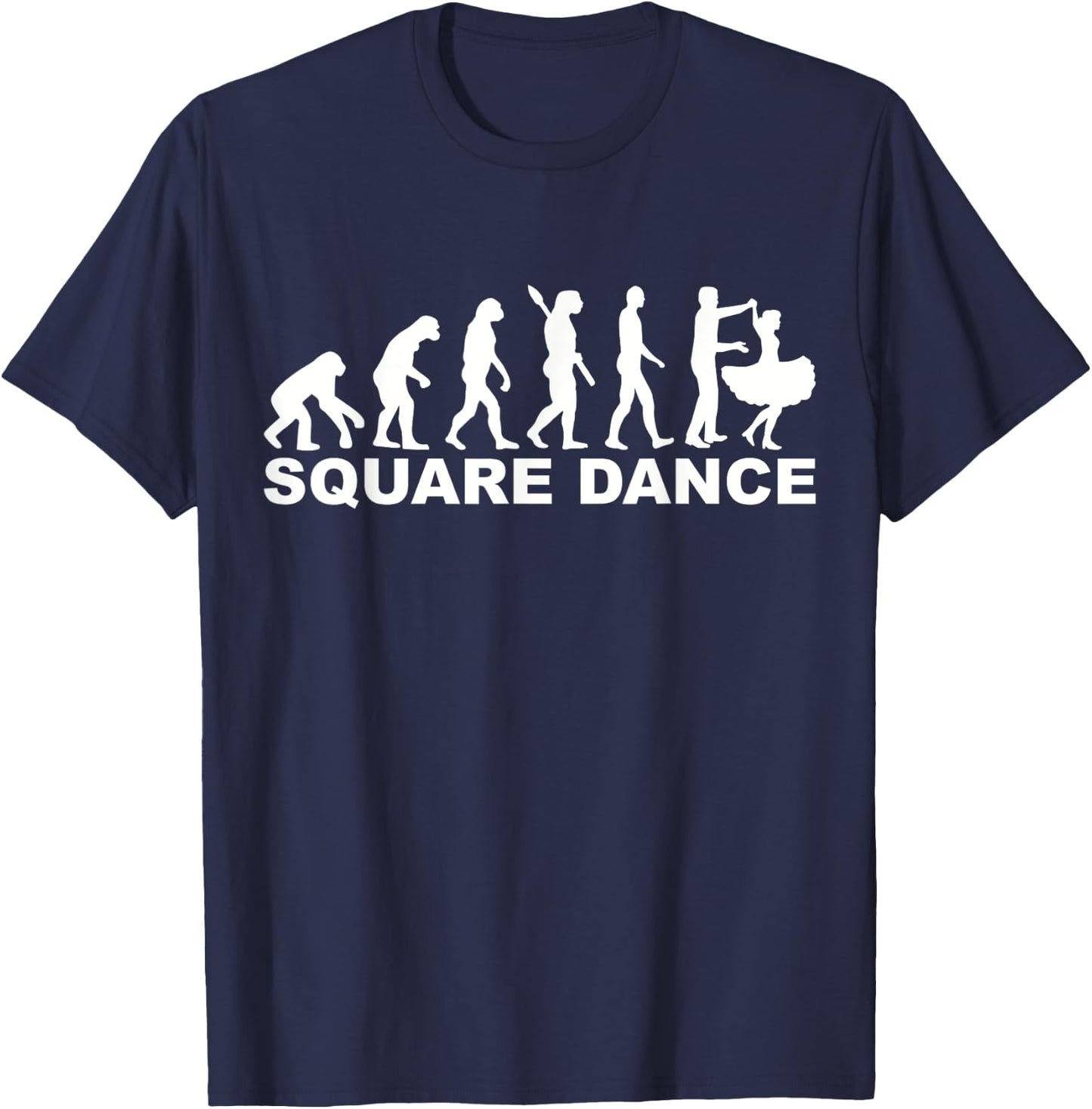 Evolution square dance T-Shirt - T-Shirt | Navy