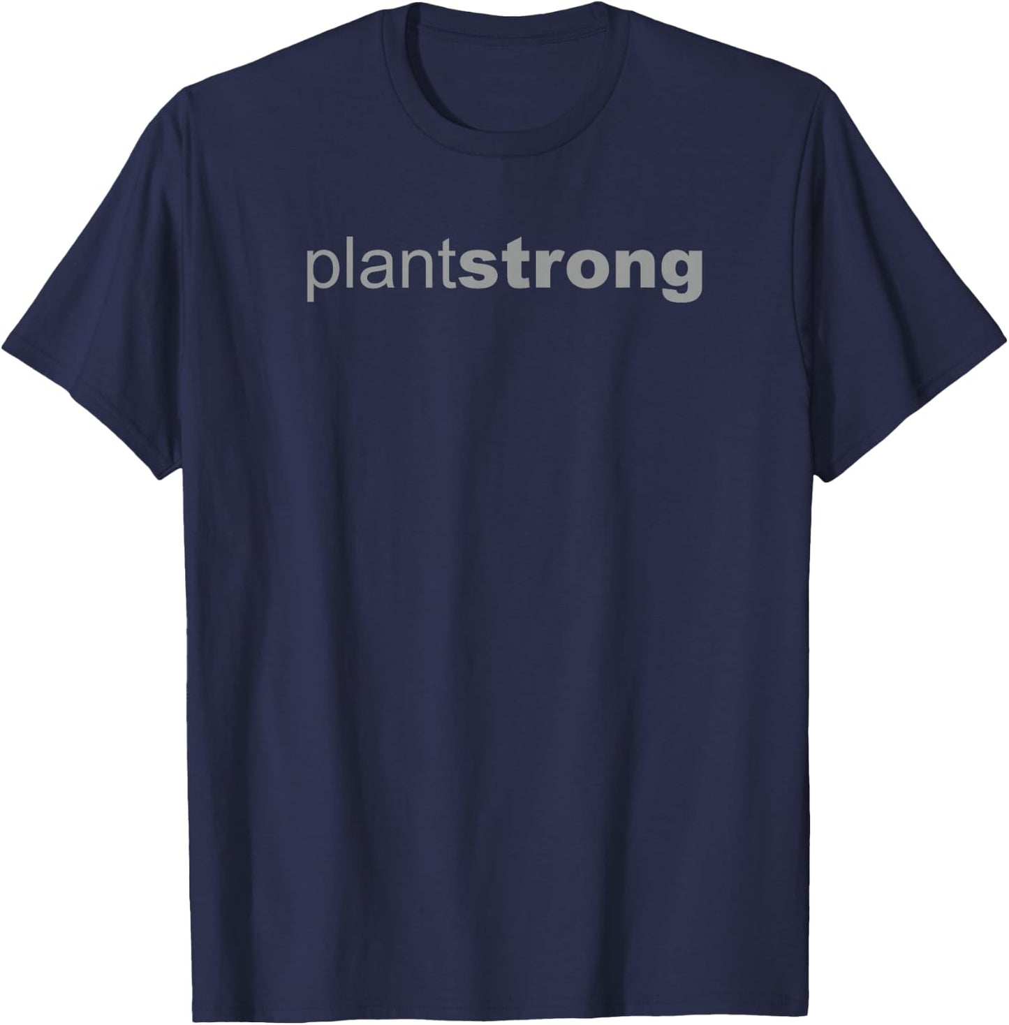 Plant Strong Shirt Plant Strong Vegan T Shirt T-Shirt - T-Shirt | Navy