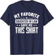 Father in Law Gift From Daughter in Law Funny Favorite Shirt T-Shirt - T-Shirt | Navy