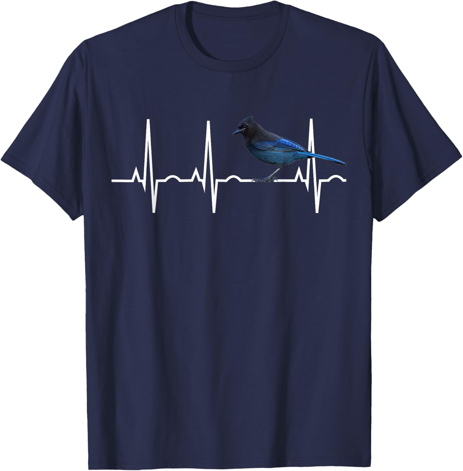 Steller's Jay Shirt - Stellers Jay Birding Gift T-Shirt - T-Shirt | Navy