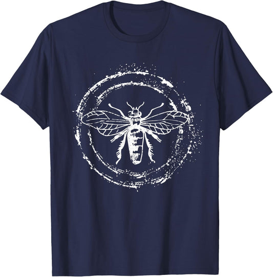 Dante Alighieri Inferno Wasp Classic Literature T-Shirt - T-Shirt | Navy