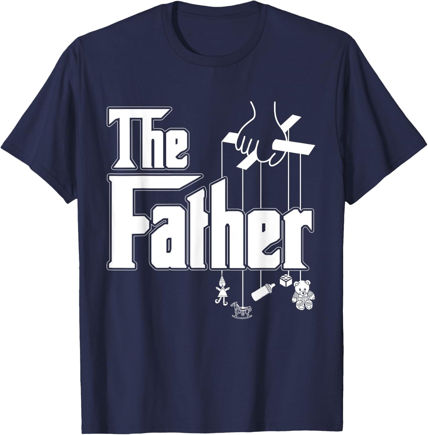The Father - New Daddy Expecting Baby Gift T-Shirt - T-Shirt | Navy