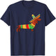 Dachshund Cinco De Mayo Shirt Mom Pet Dog Lover Gift T-Shirt - T-Shirt | Navy