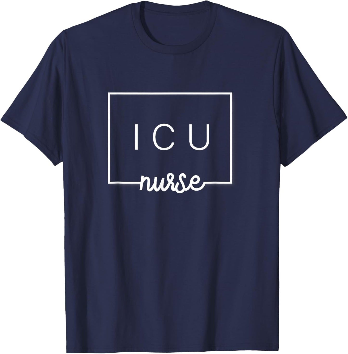 Cute ICU Nurse Squad Intensive Care Unit T-Shirt - T-Shirt | Navy