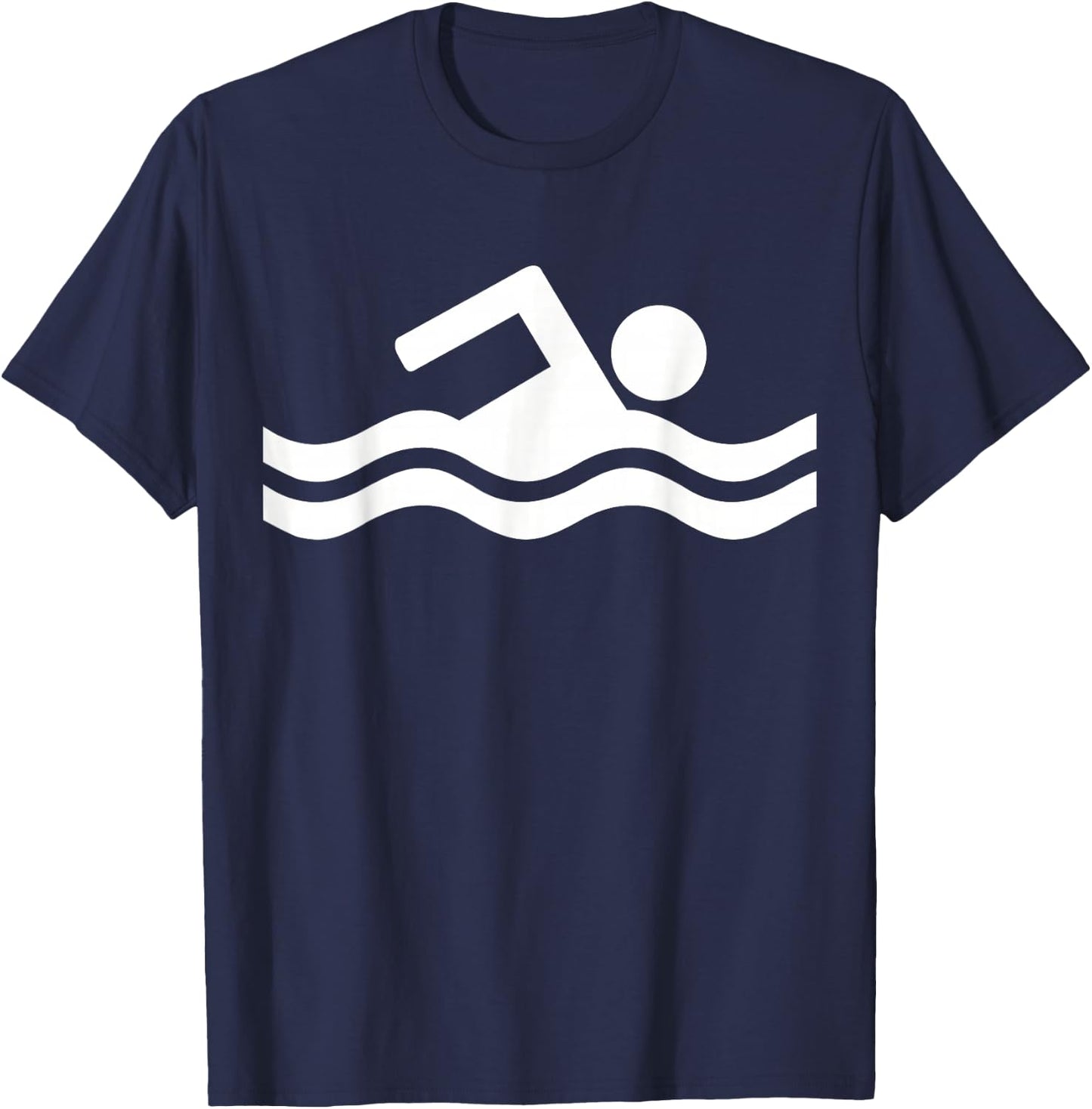 Swimming symbol T-Shirt - T-Shirt | Navy