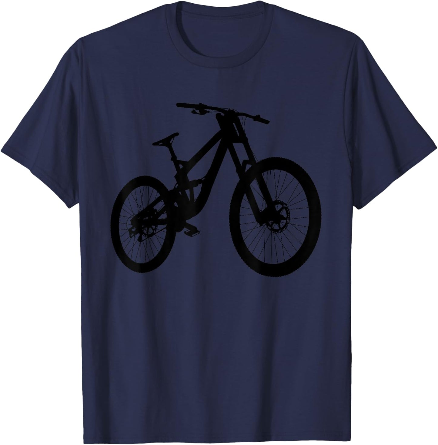 Downhill MTB Shirt - DH Freeride Mountain Bike T Shirts T-Shirt - T-Shirt | Navy