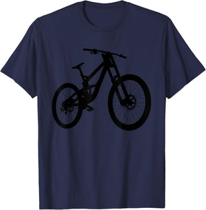 Downhill MTB Shirt - DH Freeride Mountain Bike T Shirts T-Shirt - T-Shirt | Navy