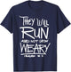 They Will Run and Not Grow Weary Isaiah 46:31 Christian T-Shirt - T-Shirt | Navy
