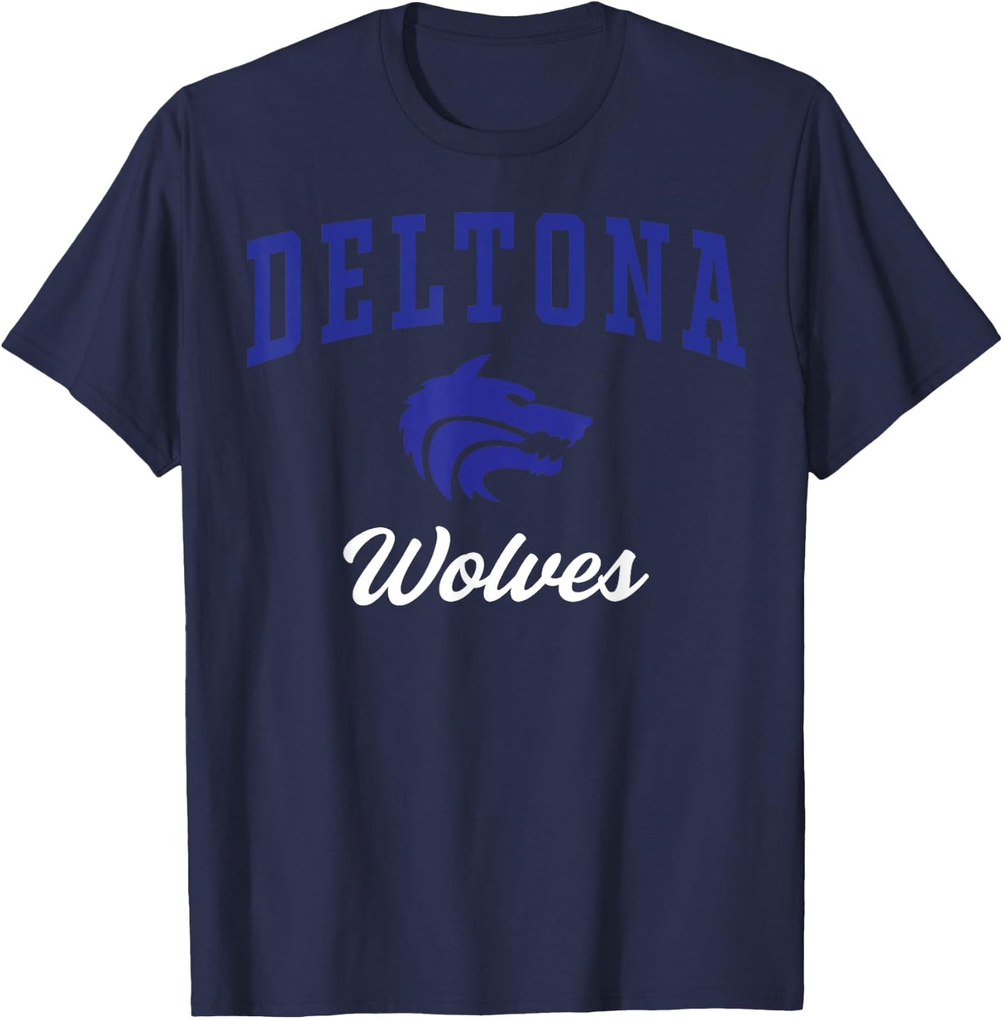 Deltona High School Wolves C3 T-Shirt - T-Shirt | Navy