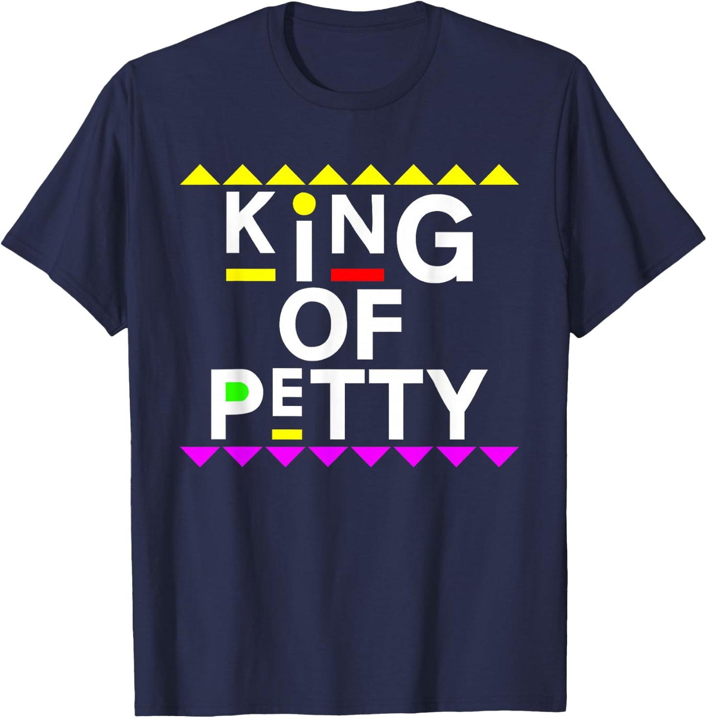 King of Petty Shirt 90s Style T-Shirt - T-Shirt | Navy