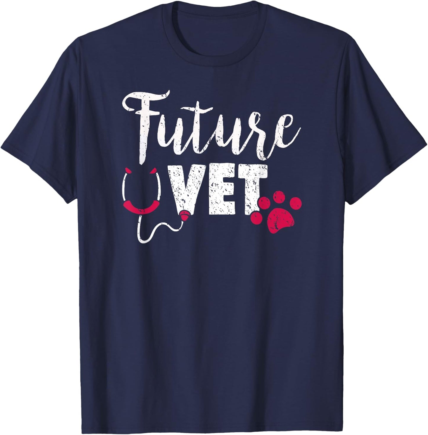 Future Vet - Vet Student Gift Vet Outfit Vet School Gift T-Shirt - T-Shirt | Navy