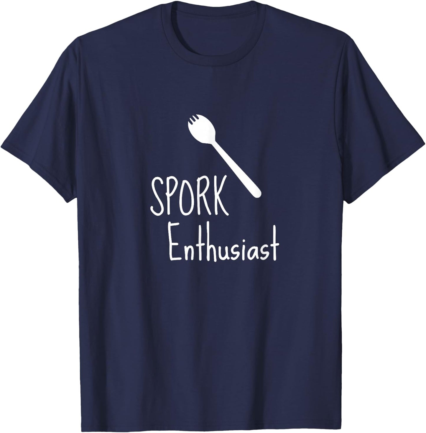 Spork Enthusiast Kitchen Women's Men's Funny T-Shirt - T-Shirt | Navy