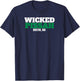 Wicked Pissah Shirt Boston MA , White and Green T-Shirt - T-Shirt | Navy