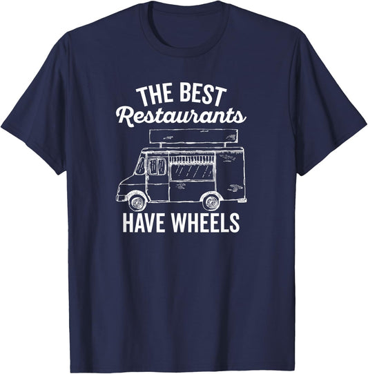 Food Truck for Taco Truck Chef and Culinary Cook T-Shirt - T-Shirt | Navy