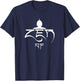 Zen AF Funny Spiritual Buddha T-Shirt - T-Shirt | Navy