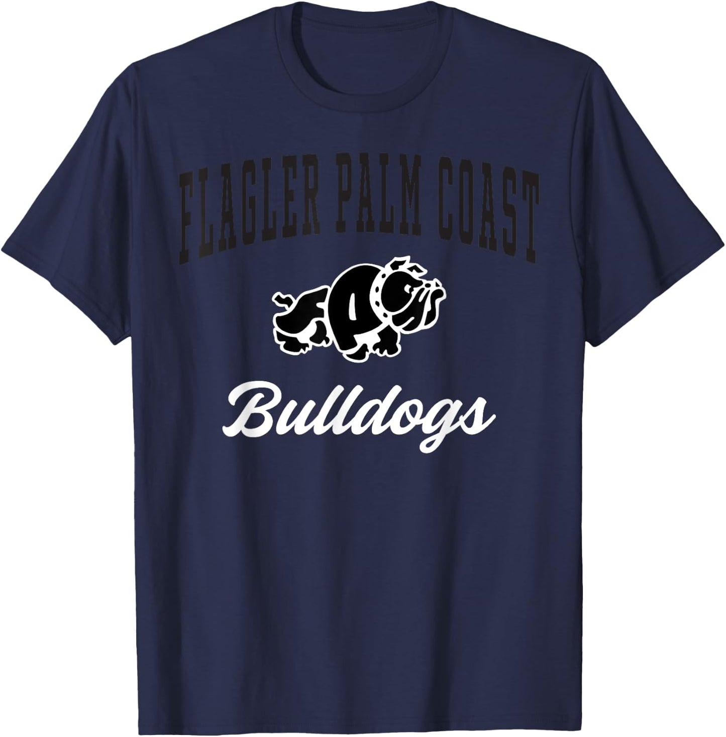 Flagler Palm Coast High School Bulldogs C3 T-Shirt - T-Shirt | Navy