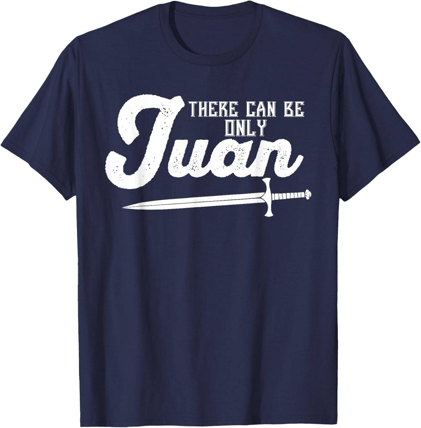 There Can Be Only Juan Shirt Cinco De Mayo White T-Shirt - T-Shirt | Navy
