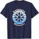 Bloomington Minnesota MN Winter Snowflake Christmas T-Shirt - T-Shirt | Navy