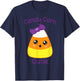 Candy Corn Cutie Cute Halloween Costume Graphic design T-Shirt - T-Shirt | Navy