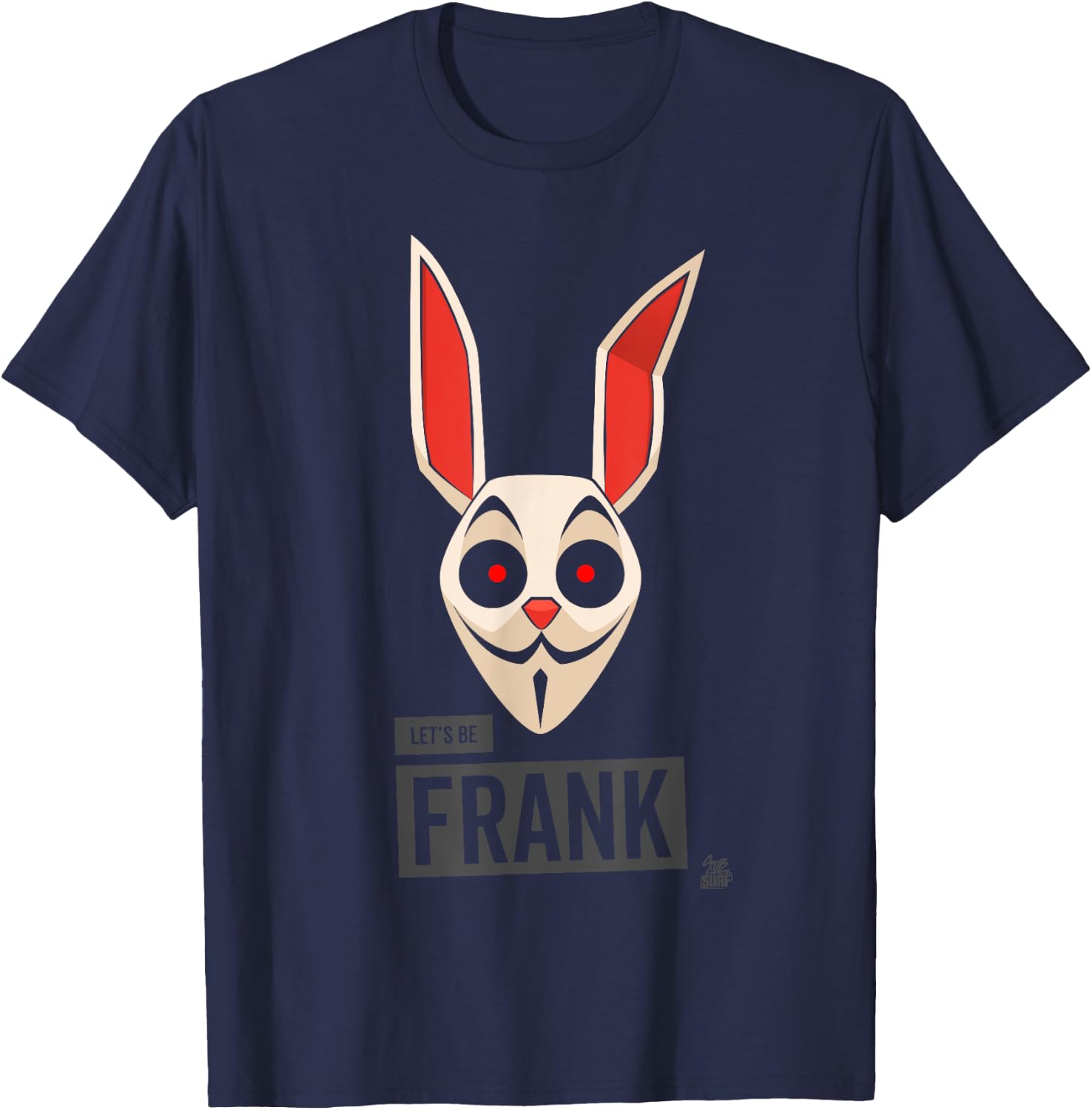 Subway Surfers "LET'S BE FRANK" Bunny Mask T2 Black T-Shirt - T-Shirt | Navy