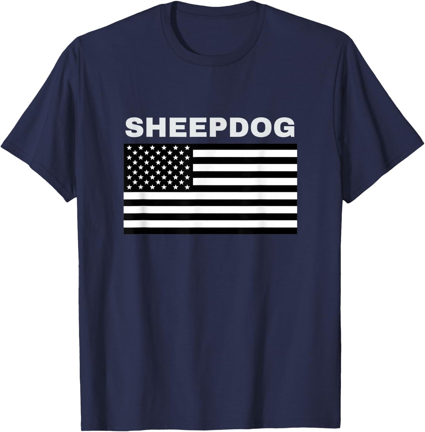 American Sheepdog T-Shirt - T-Shirt | Navy