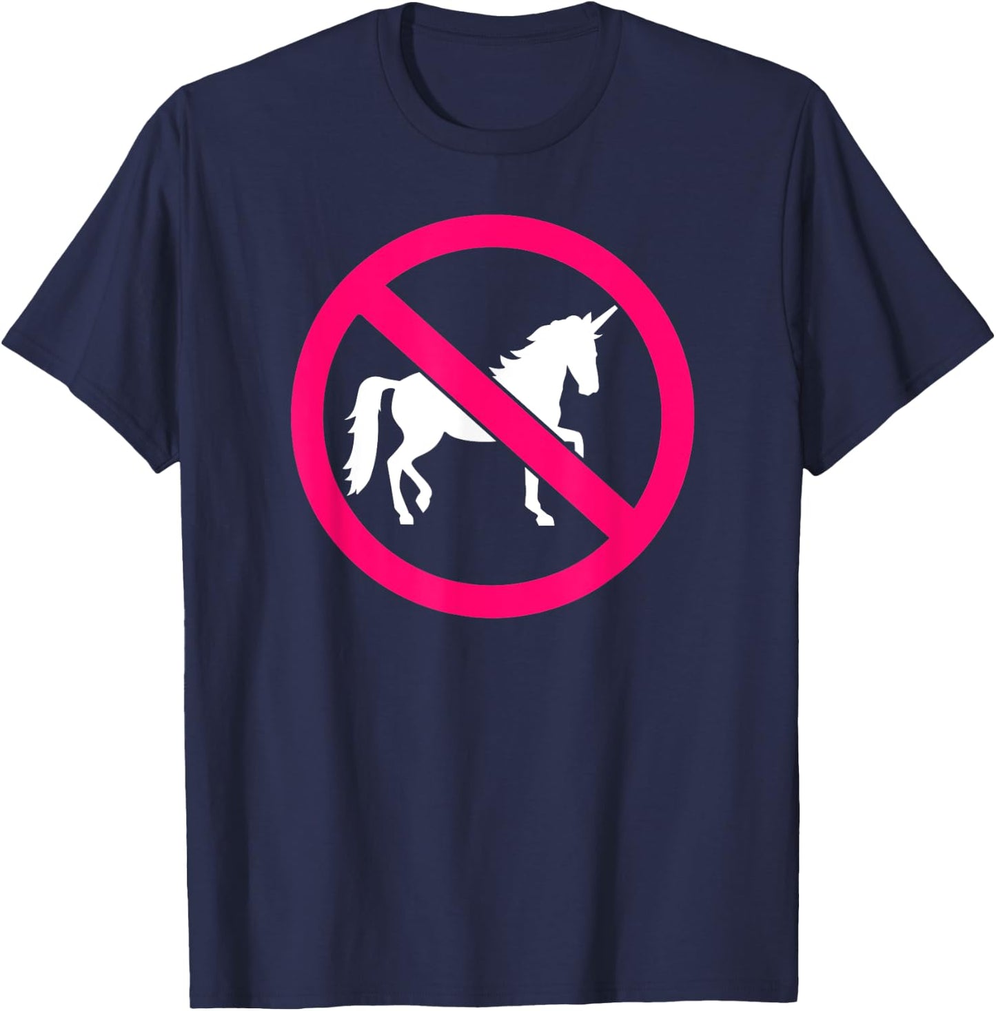 No unicorns T-Shirt - T-Shirt | Navy