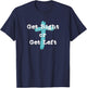 Get Right or Get Left Christian Shirt White Letter T-Shirt - T-Shirt | Navy