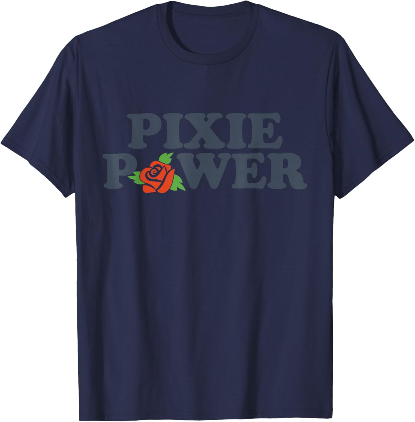 Pixie Power | Pixie Cut | Pixie Haircut T-Shirt - T-Shirt | Navy