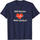 HCM T Shirt - HCM Warrior, Never giving in T-Shirt - T-Shirt | Navy