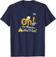 Dr. Seuss Oh The Places You'll Go T-Shirt - T-Shirt | Navy