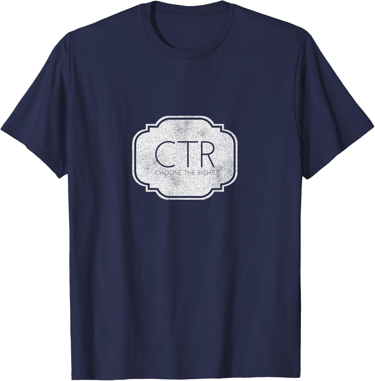 CTR Choose The Right LDS Jesus Christ of Latter-Day Saints T-Shirt - T-Shirt | Navy