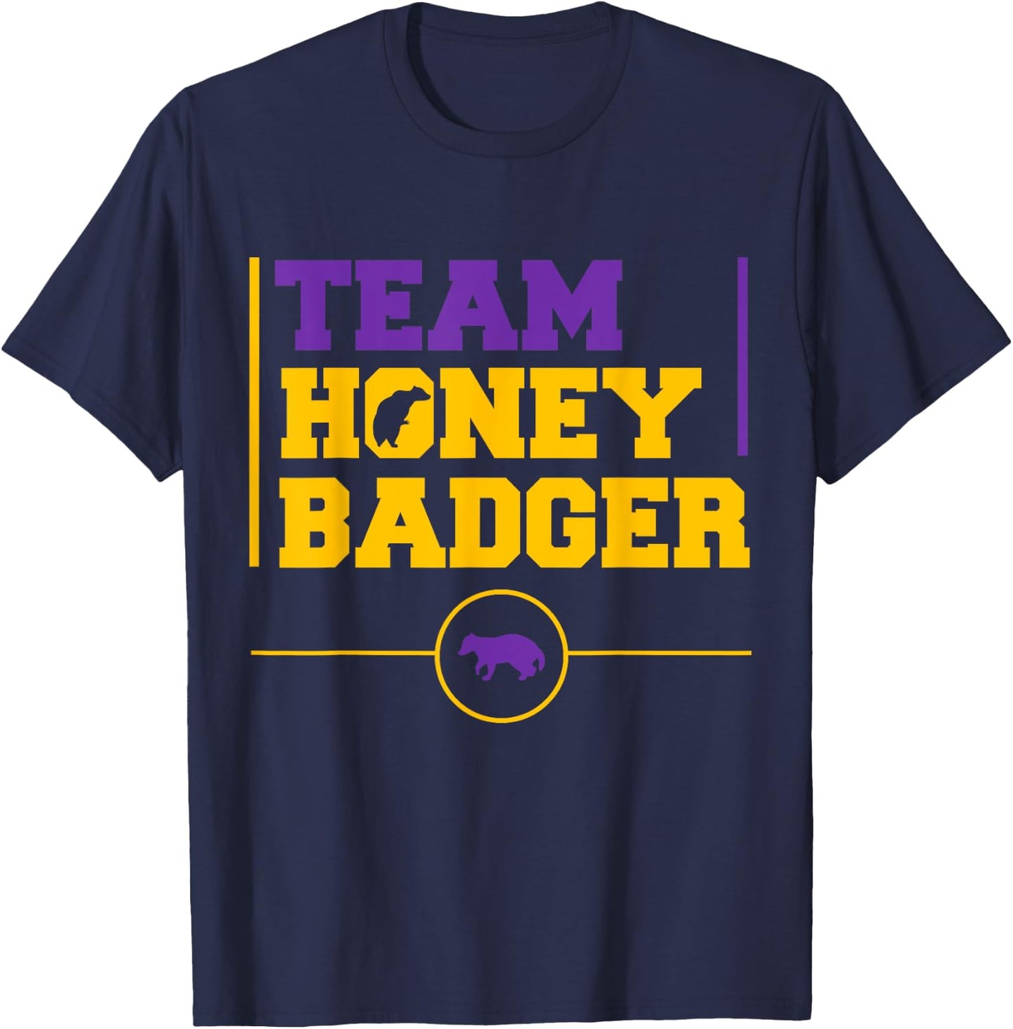 Team Honey Badger T-Shirt - T-Shirt | Navy