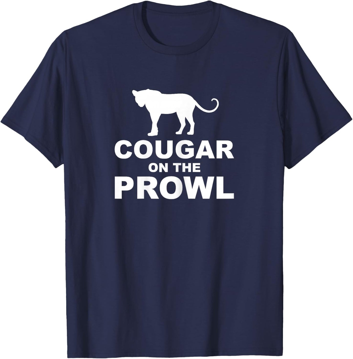 Cougar on the Prowl Women's T-Shirt - T-Shirt | Navy