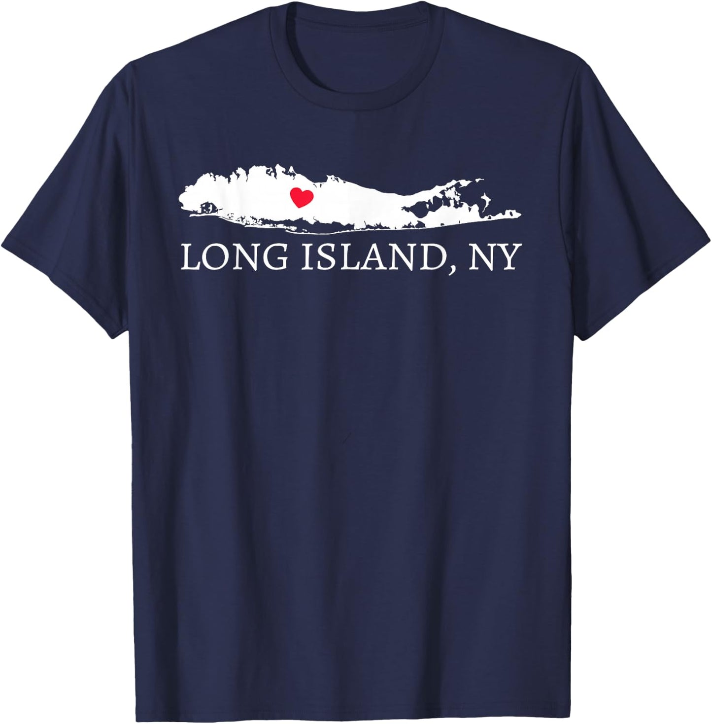 Long Island NY T Shirt Souvenir Gift Shirt T-Shirt - T-Shirt | Navy