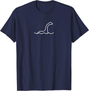 Nessie | Loch Ness Monster T-Shirt - T-Shirt | Navy