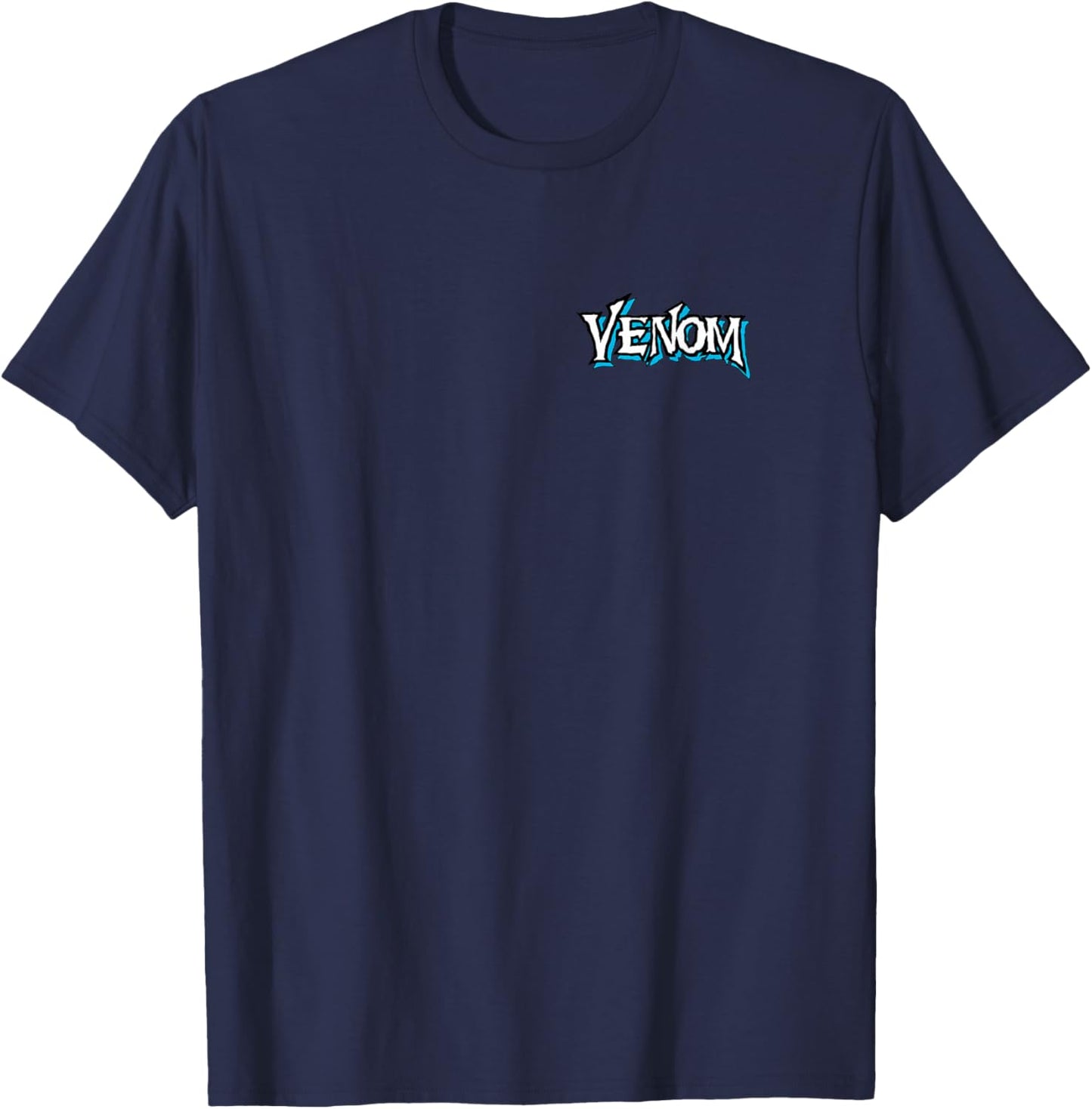Marvel Comics Venom Bold Graphic Streetwear Look T-Shirt - T-Shirt | Navy