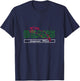 Beans Bunny Saginaw Michigan Nostalgia T-Shirt - T-Shirt | Navy