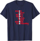 Carolina Hockey Names 2025 T-Shirt - T-Shirt | Navy