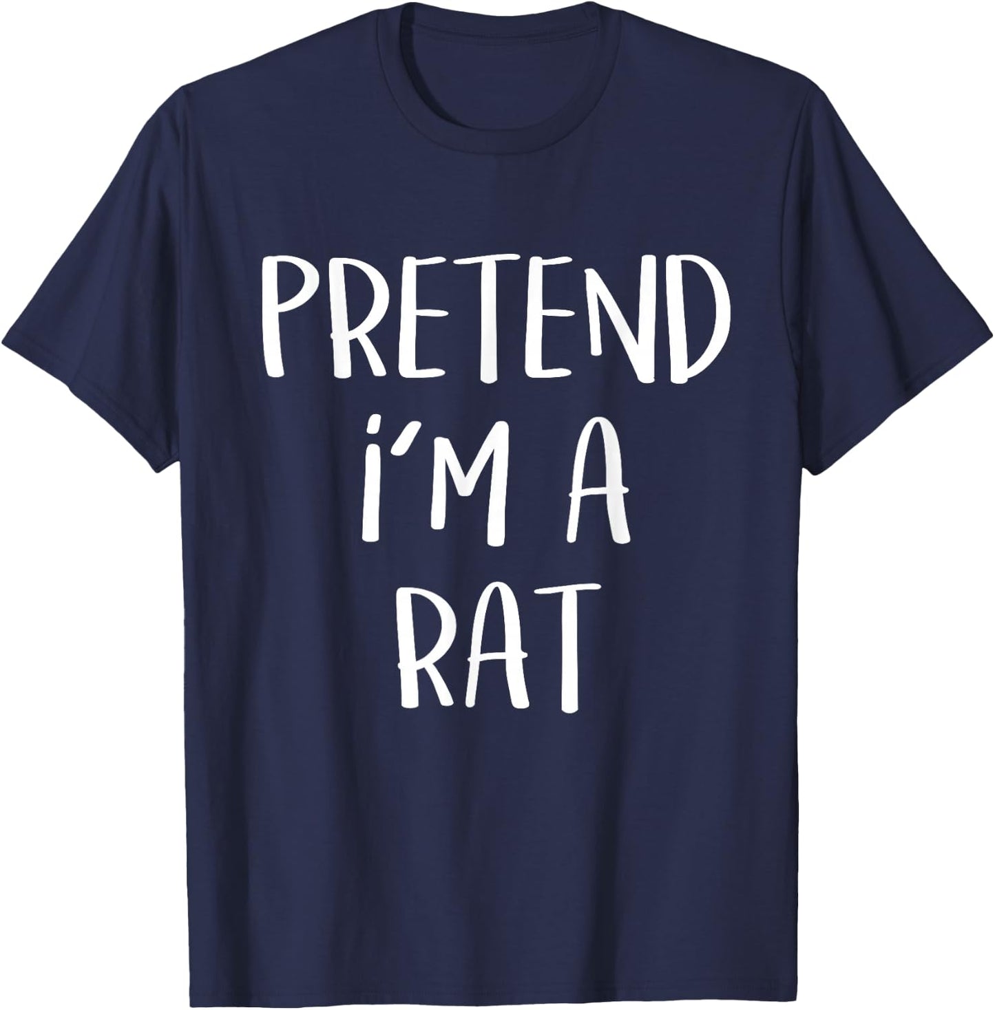 Pretend I'm A Rat Costume Halloween Party Animal T-Shirt - T-Shirt | Navy