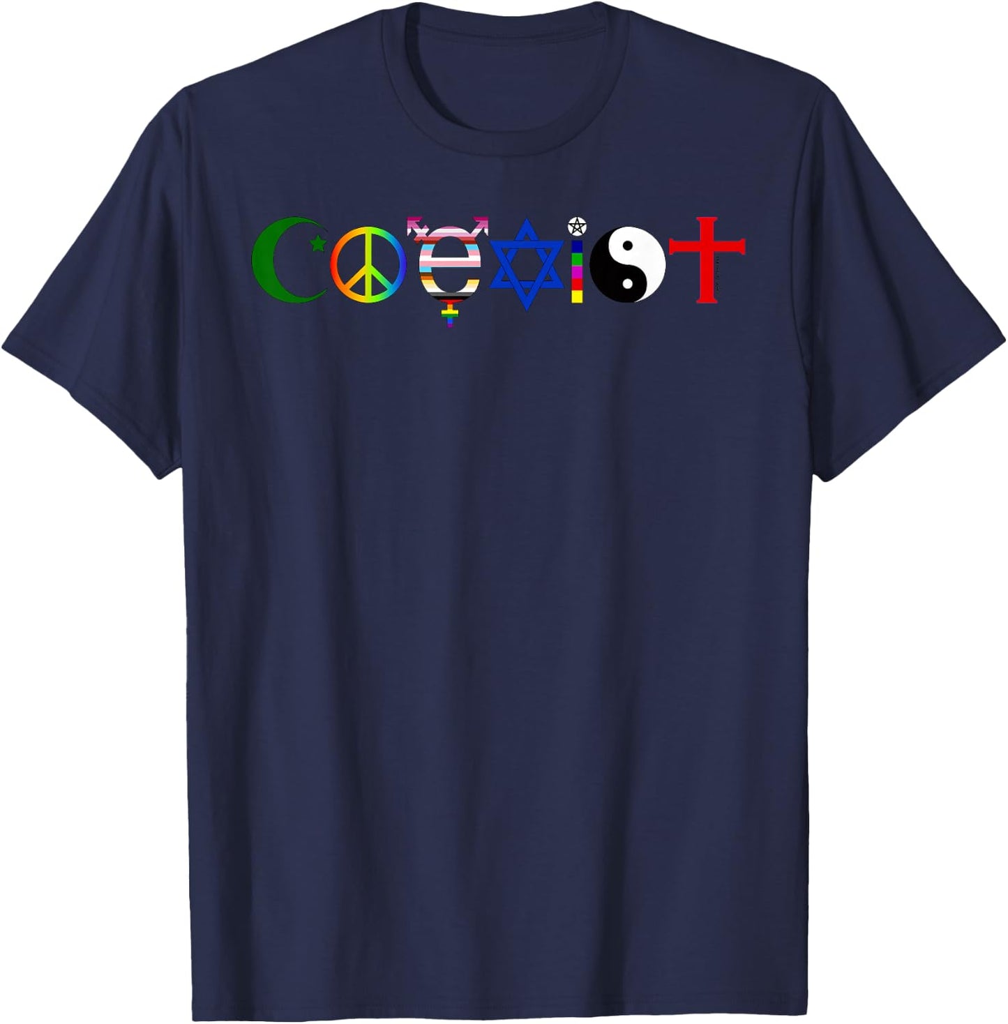 Coexist T-Shirt - T-Shirt | Navy