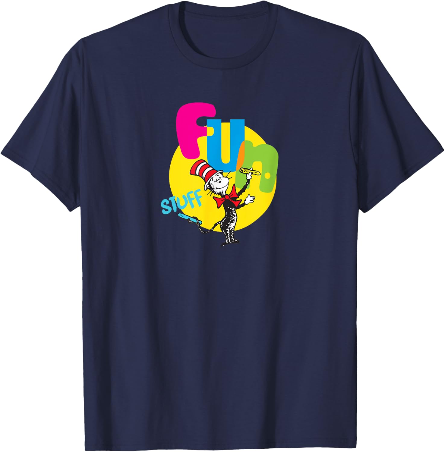 Dr. Seuss Fun Stuff T-Shirt - T-Shirt | Navy