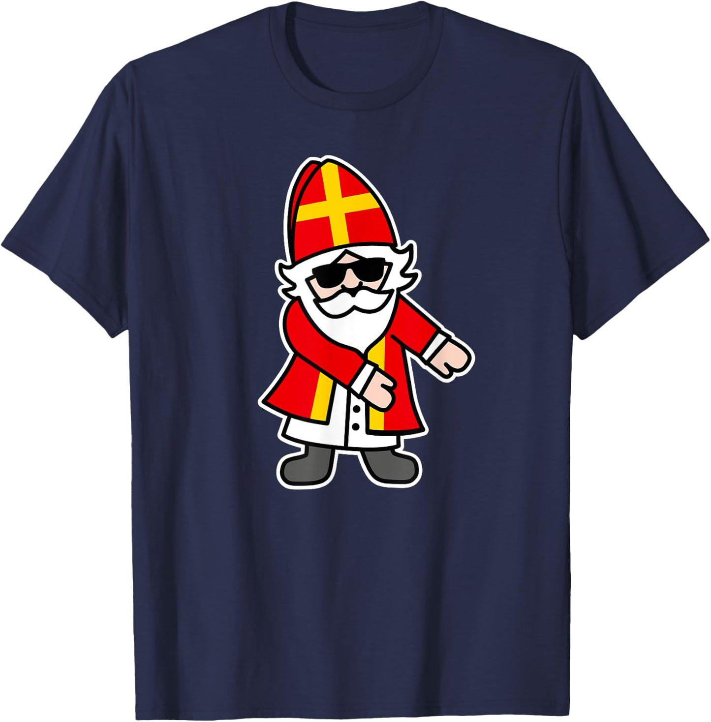Cool Sinterklaas Saint Nicolais Floss Dance Flossing T-Shirt - T-Shirt | Navy